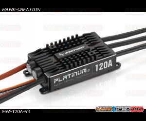 HobbyWing Platinum PRO V4 120A ESC (3S-6S)